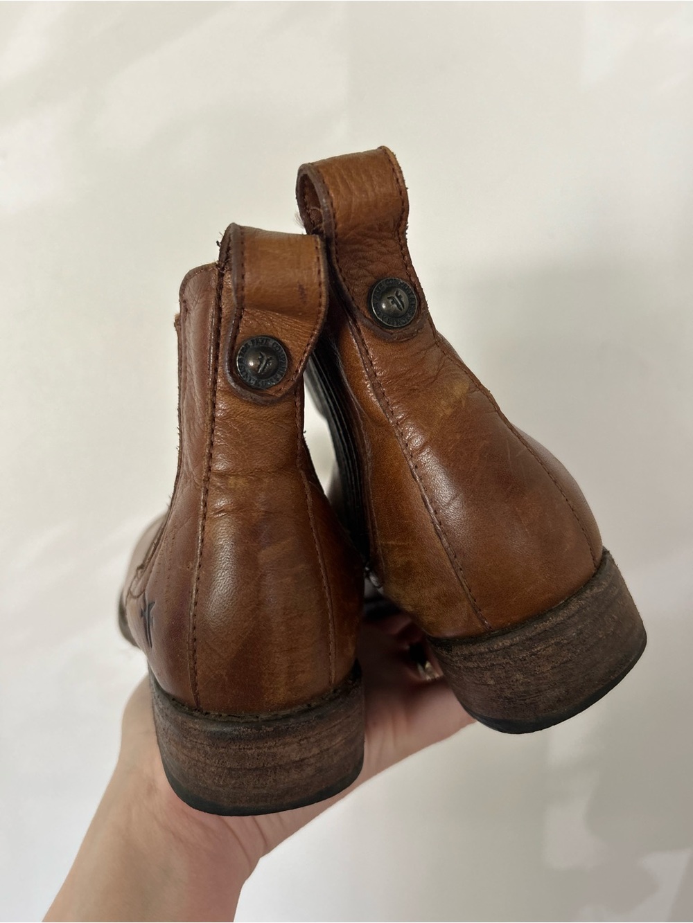 FRYE Pippa Chelsea Cognac Size 6 - Picture 4 of 7